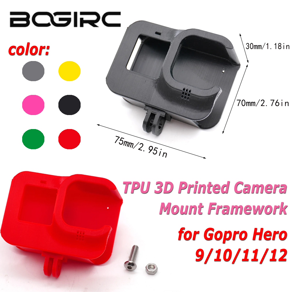 3D Printed Drone Part - BOGIRC Gopro TPU 3D Printed Adjustable