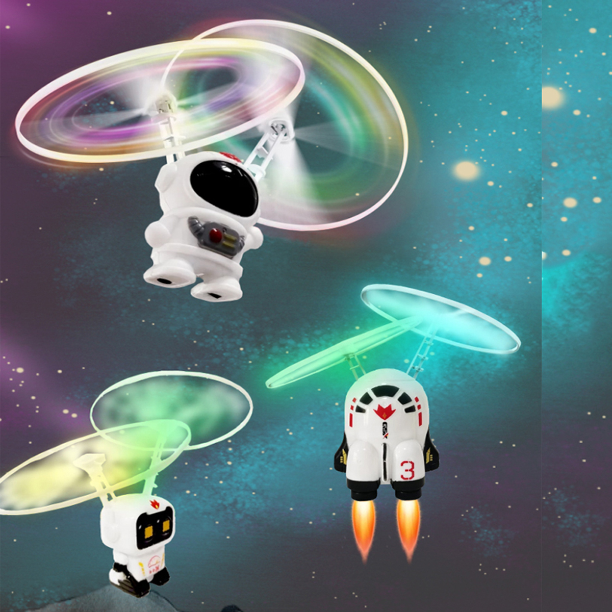 Drone Pro Rc Ufo - Mini Astronaut Drone Cartoon Spaceman Flying