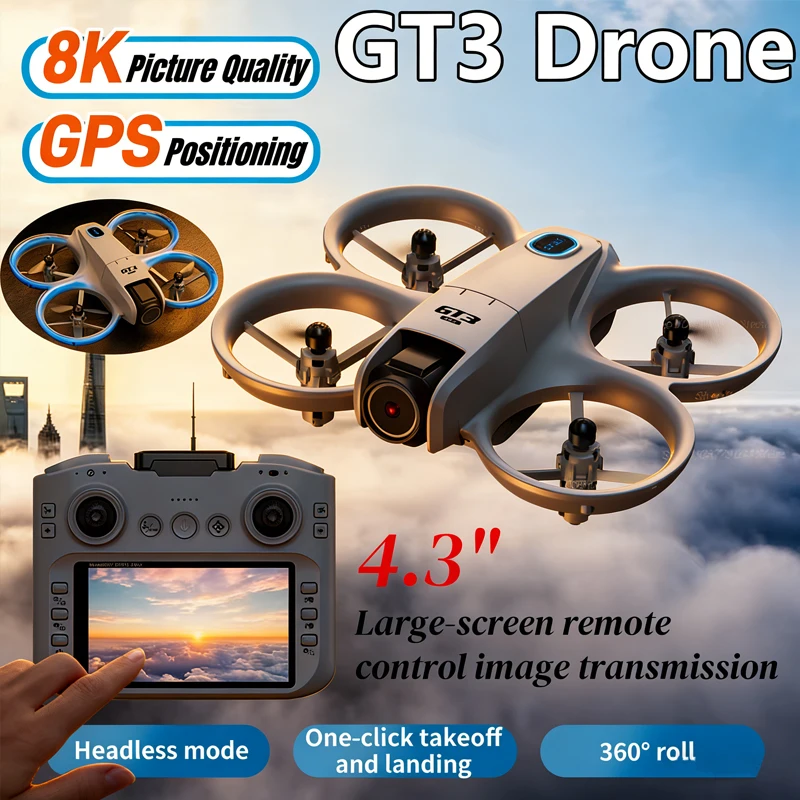 Hot 2026 GT3 MAX Drone 8K HD 4 - Drone Pro Rc Ufo 리뷰 및 가격