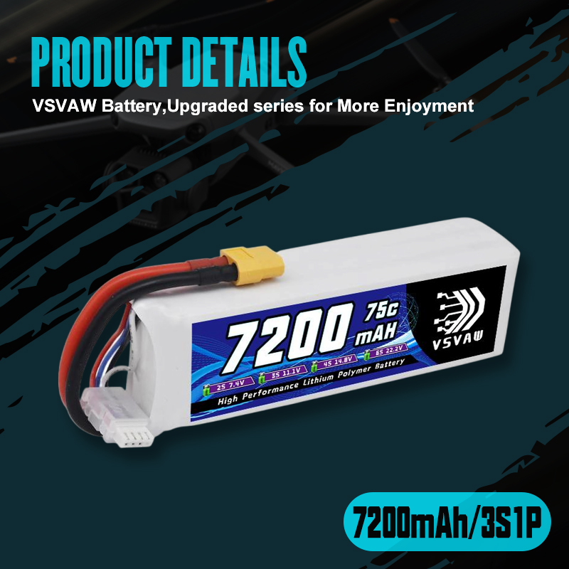 VSVAW 3S Lipo Battery 11.1V 72 - Drone Rc Truck 리뷰 및 가격