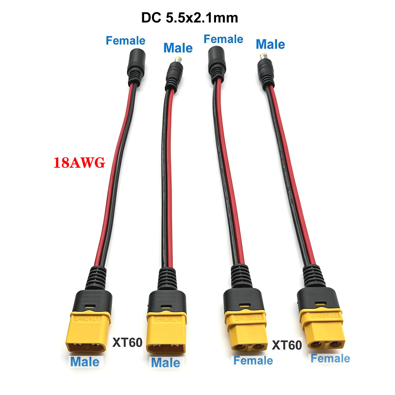 XT60 Plug Female Male To DC 5. - Drone Rc Car Hybrid 리뷰 및 가격