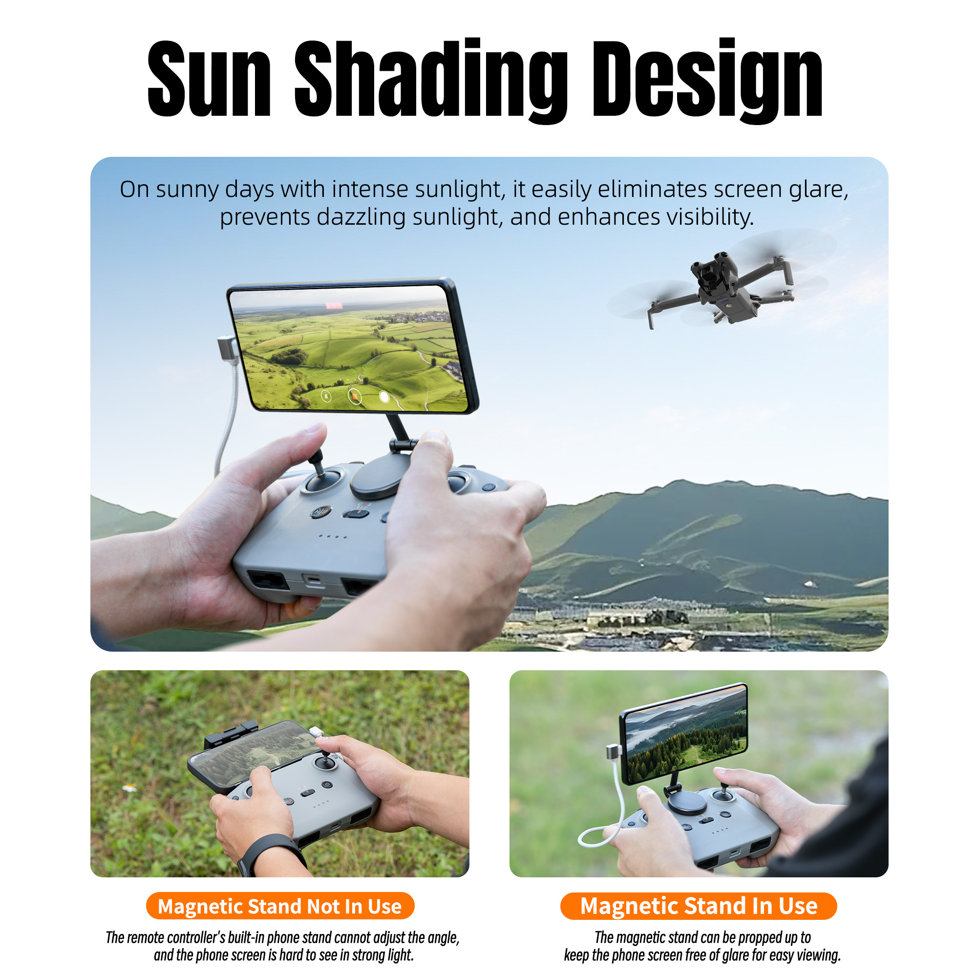 Adjustable Magnetic Phone Stan - Drone Dji Rc N2 리뷰 및 가격