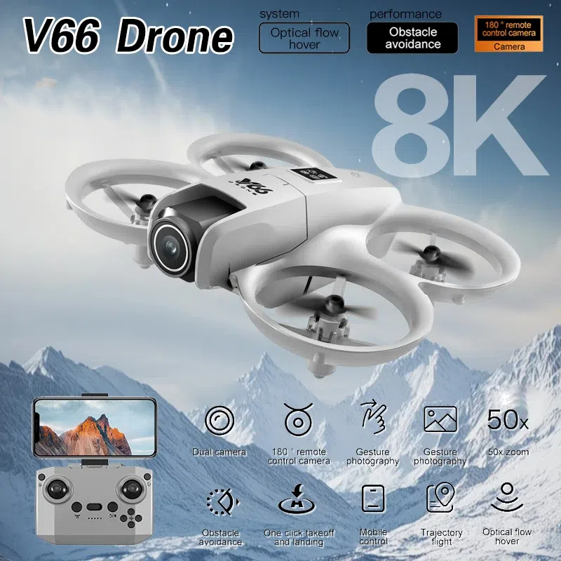 V66 Mini Drone 4K Profession H - Drone Pro Rc Ufo 리뷰 및 가격