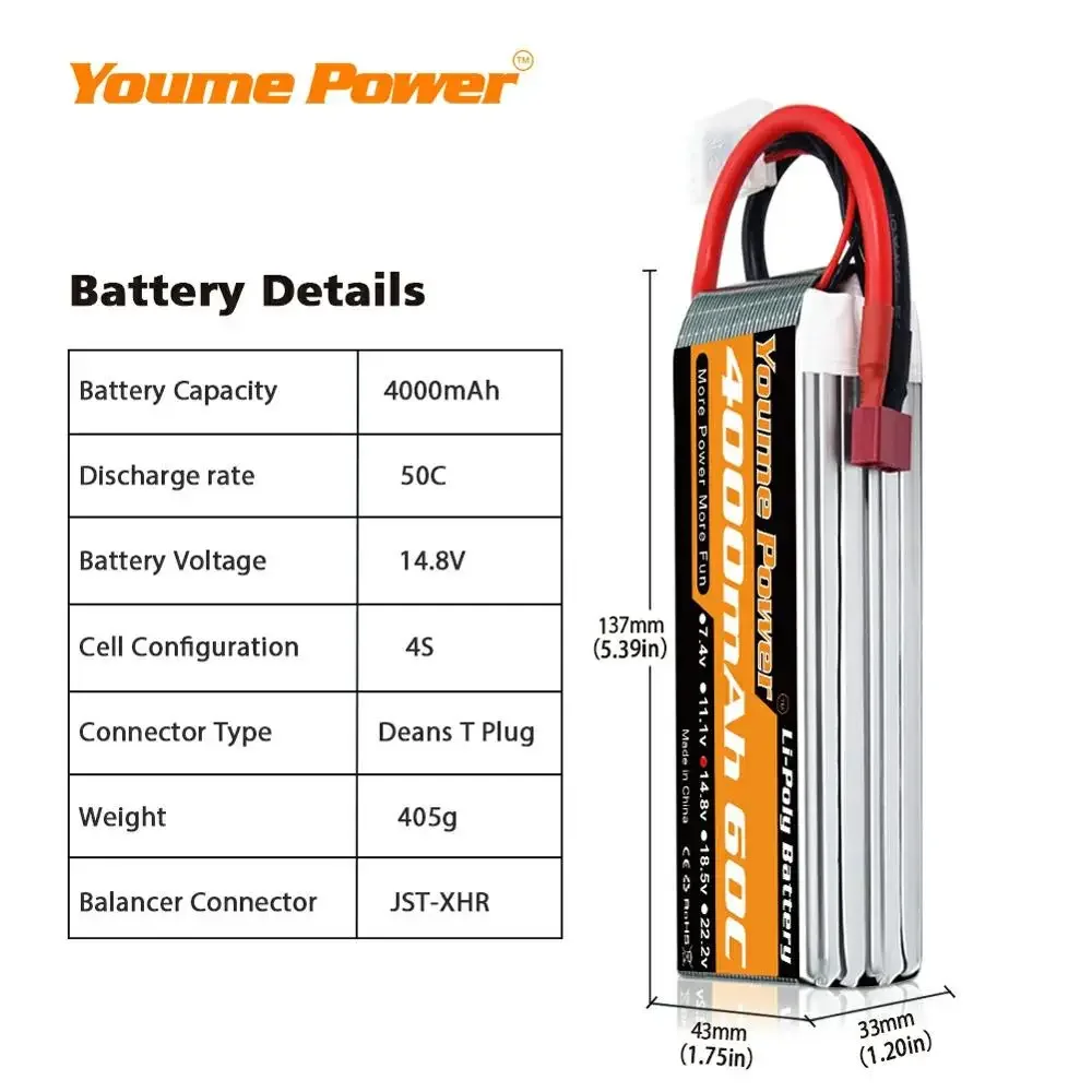 4S 14.8V Lipo Battery 3300mah  - Drone Rc Truck 리뷰 및 가격