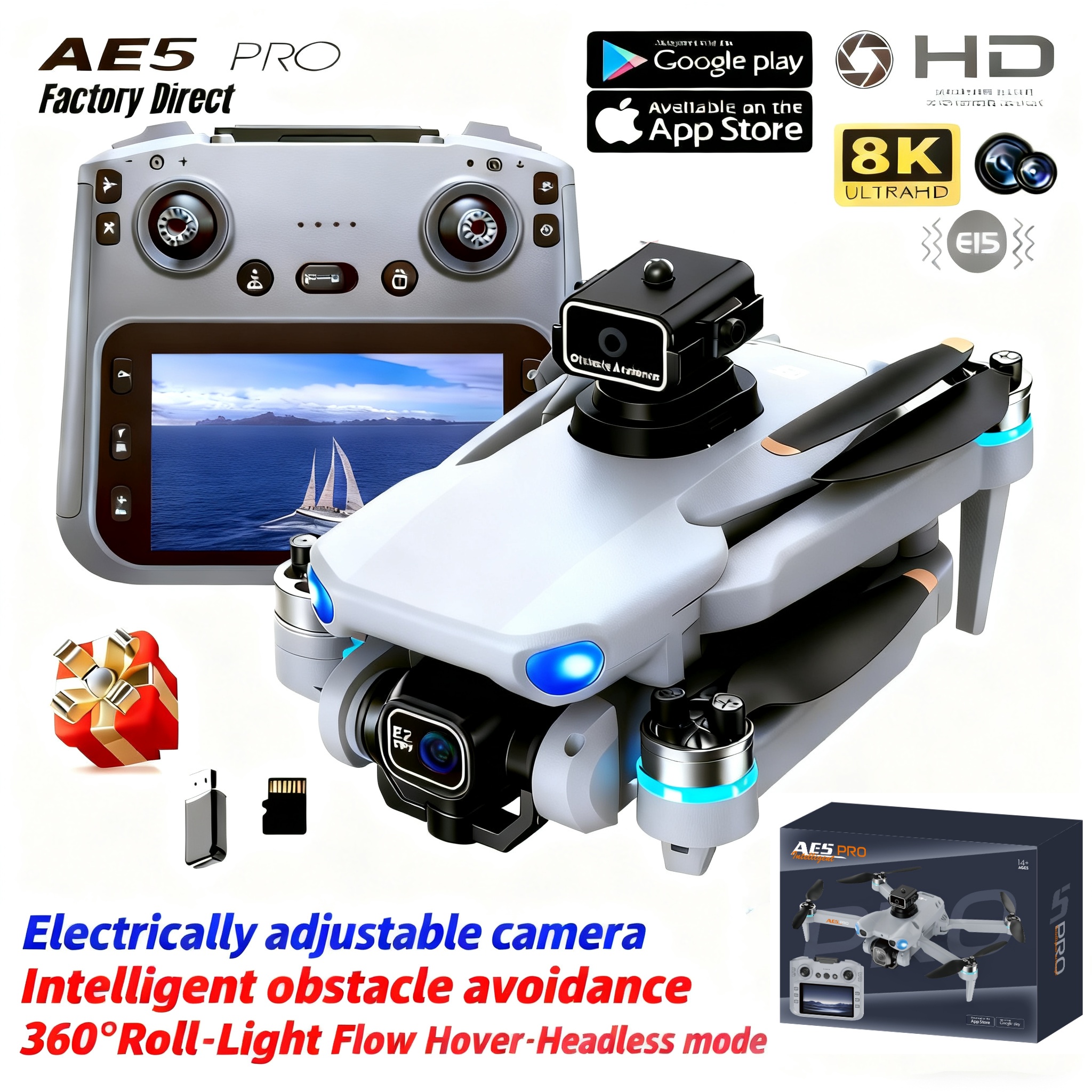 2026 New AE5 Pro Drone 8K HD 4 - Drone Pro Rc Ufo 리뷰 및 가격