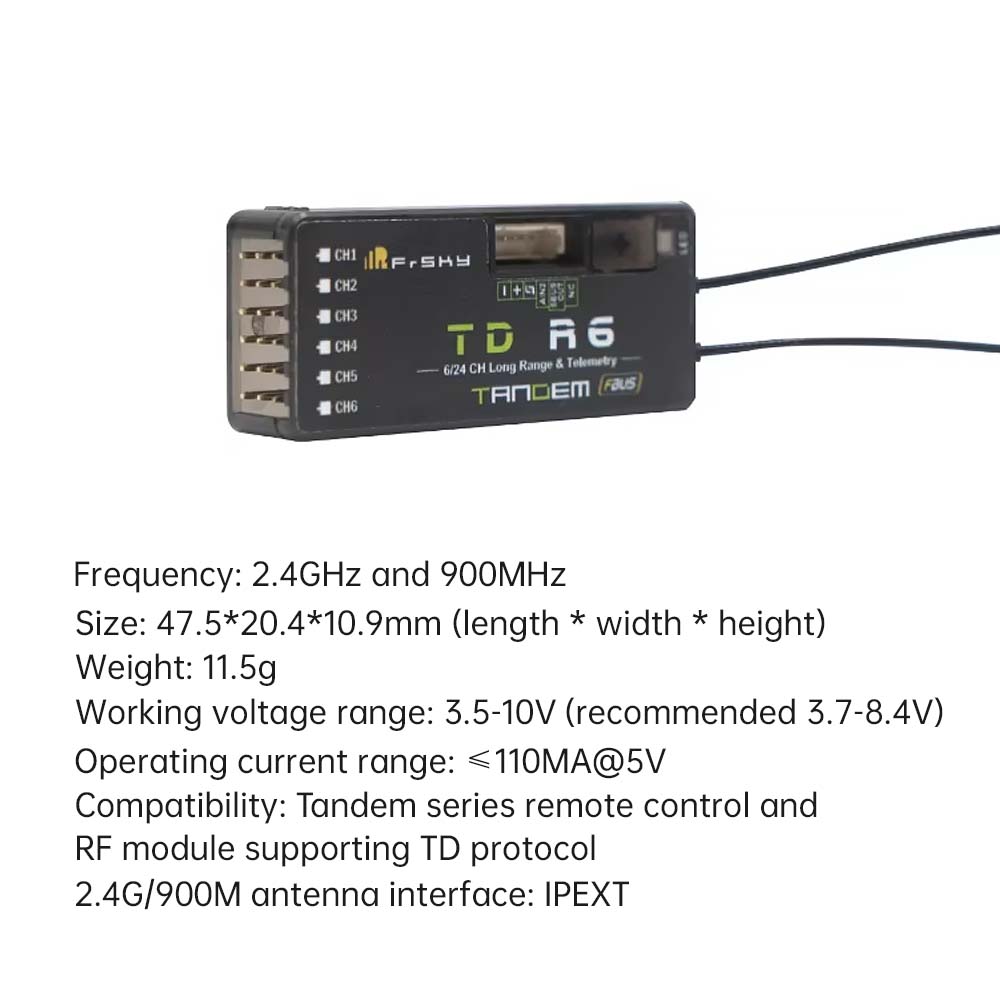 FrSky TD R6 Receiver 2.4G 900M - Frsky Receiver Module 리뷰 및 가격