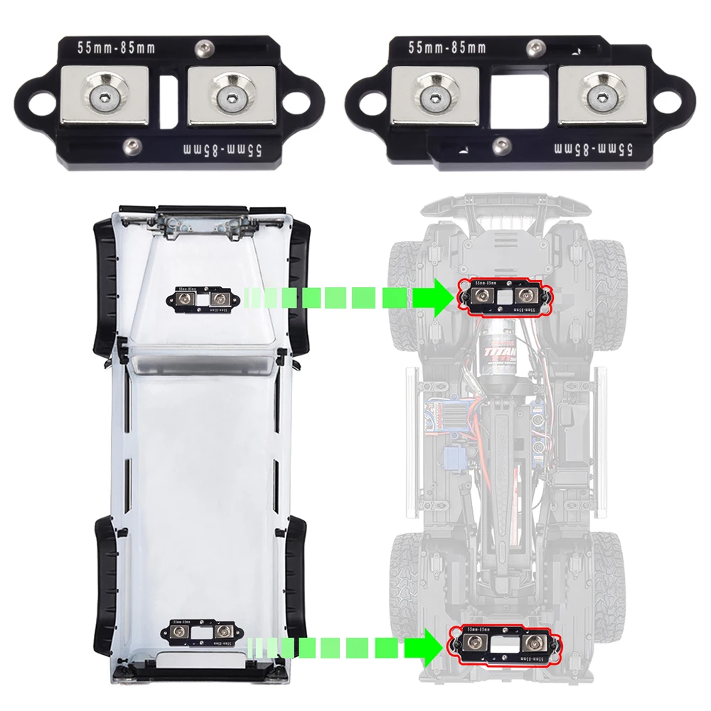 4PCS 55-85mm Adjustable Magnet - Rc Car Body Shell 리뷰 및 가격