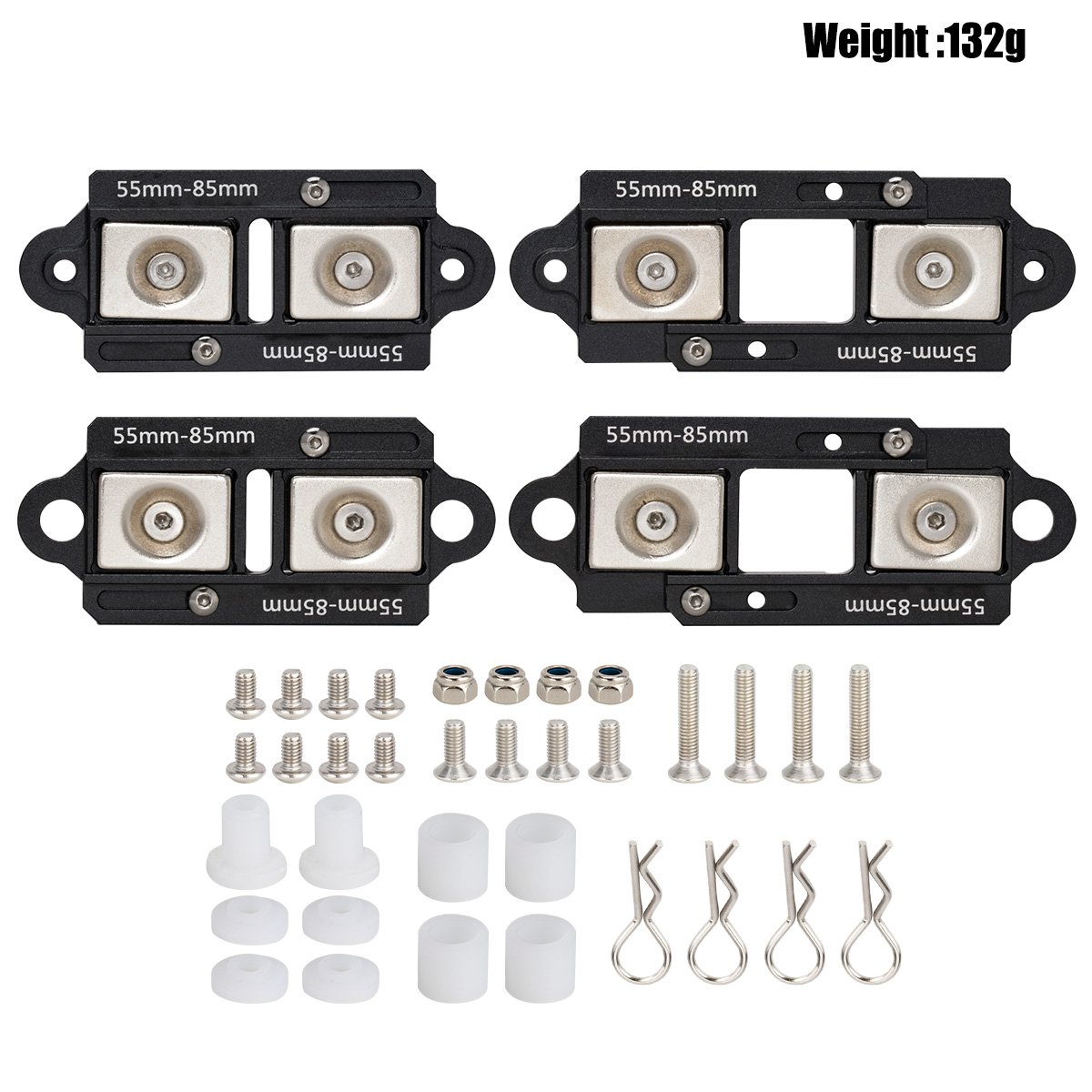 4PCS 55-85mm Adjustable Magnet - Rc Car Body Shell 리뷰 및 가격