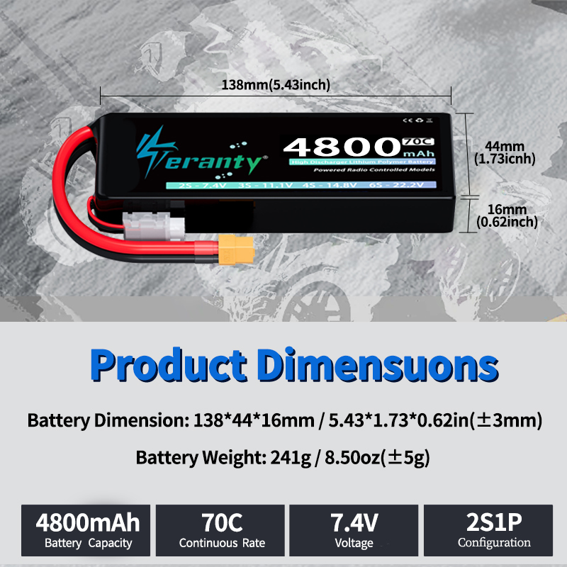 TERANTY Lipo Battery 2S 4800mA - Drone Rc Truck 리뷰 및 가격