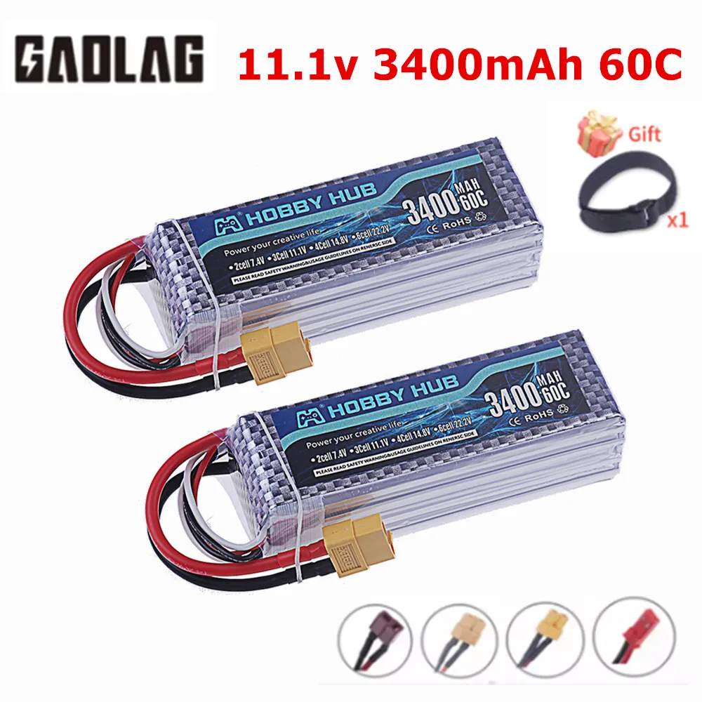 3S Lipo Battery 11.1V 3400mAh  - Drone Rc Truck 리뷰 및 가격