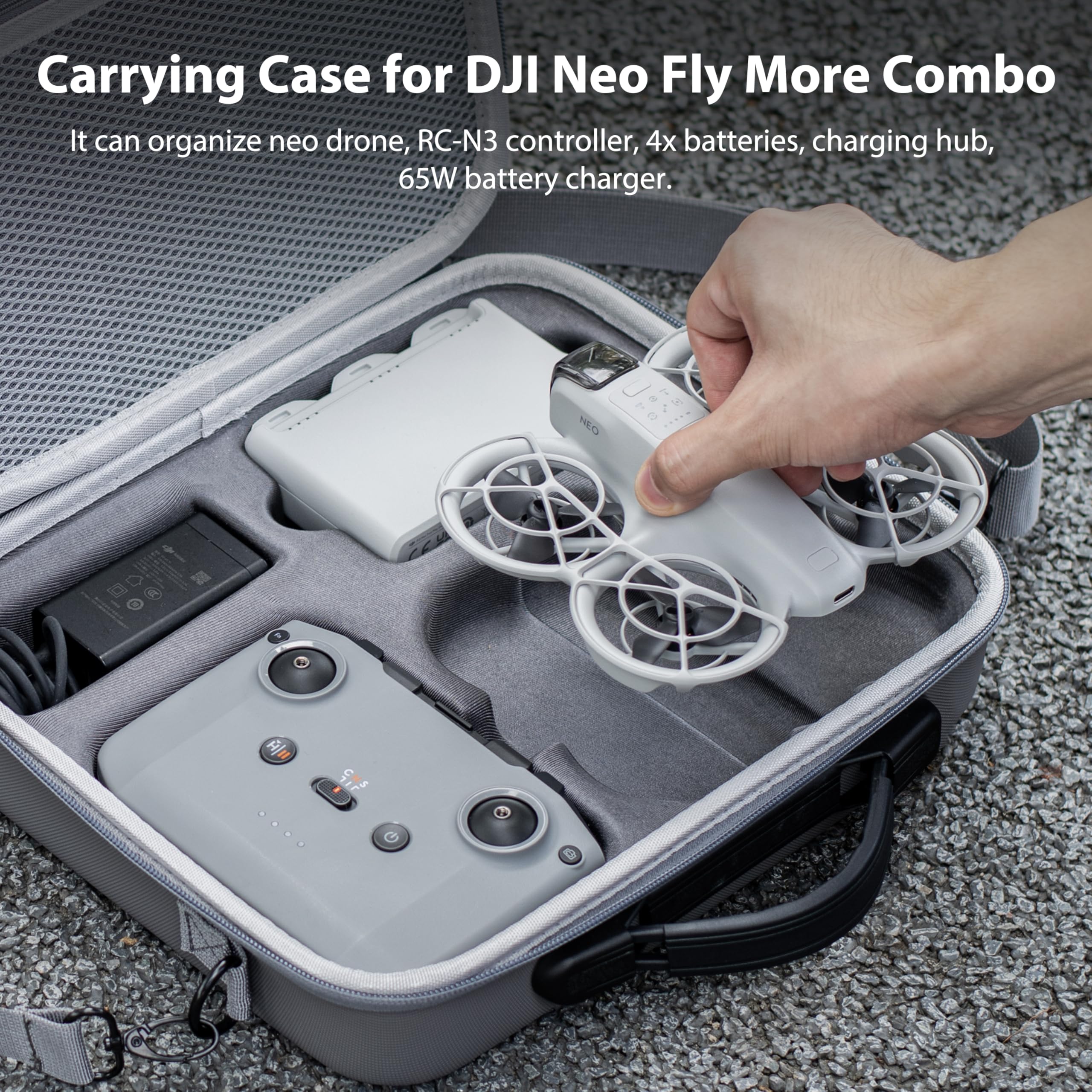 Portable PU Storage Carrying C - Drone Dji Rc N2 리뷰 및 가격