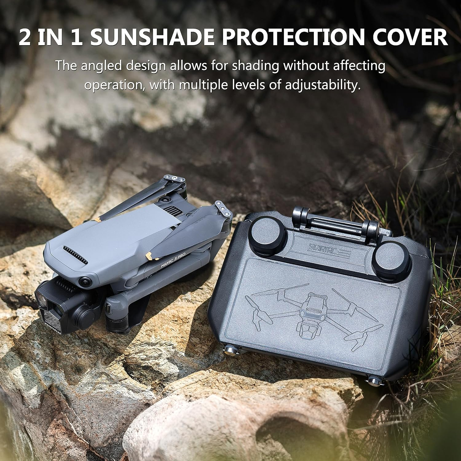 2-in-1 Sun Hood & Joystick Cov - Drone Rc Cover 리뷰 및 가격