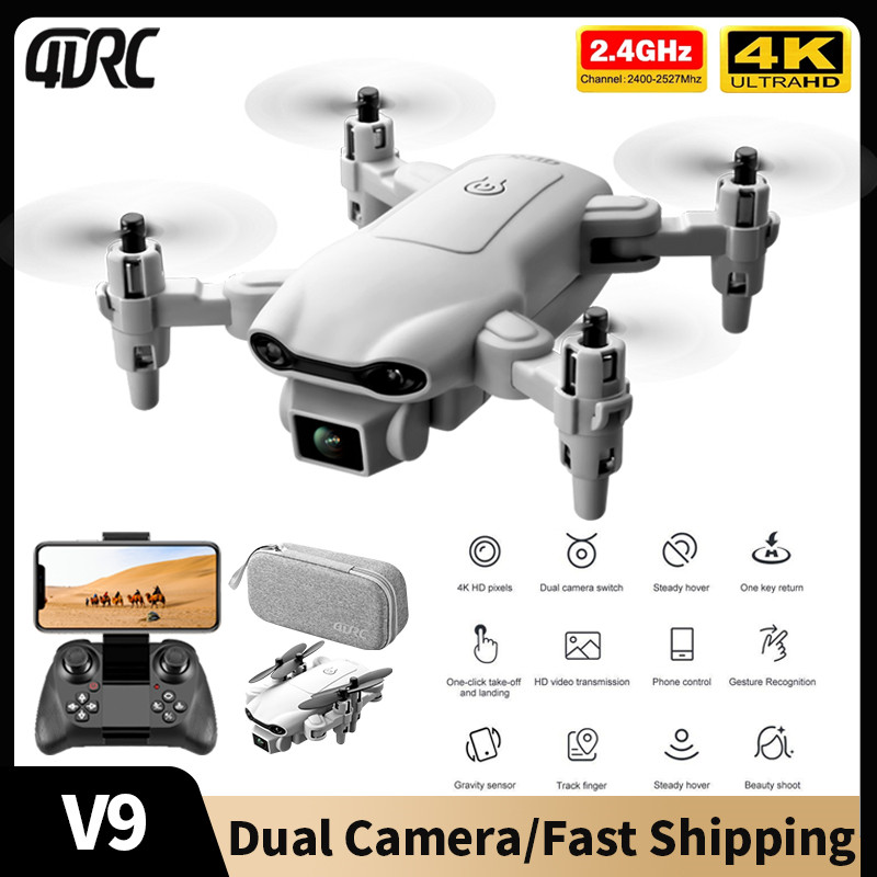 4DRC 2023 New V9 Mini Drone 4k - Drone Pro Rc Ufo 리뷰 및 가격