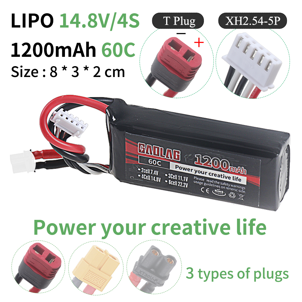 4S 14.8V 1200mAh 60C Lipo Batt - Drone Rc Truck 리뷰 및 가격