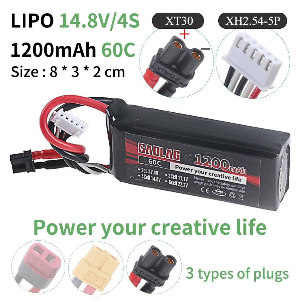 4S 14.8V 1200mAh 60C Lipo Batt - Drone Rc Truck 리뷰 및 가격