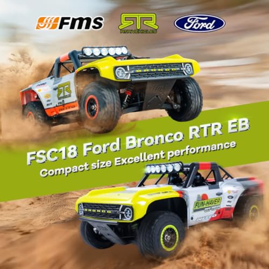 FMS 1/18 FSC18 Ford Bronco RTR - Rc Drift Car Kit 리뷰 및 가격