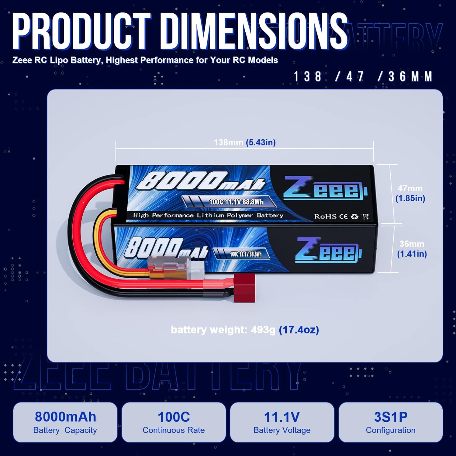 Zeee Lipo 3S 8000mAh Battery 1 - Drone Rc Truck 리뷰 및 가격