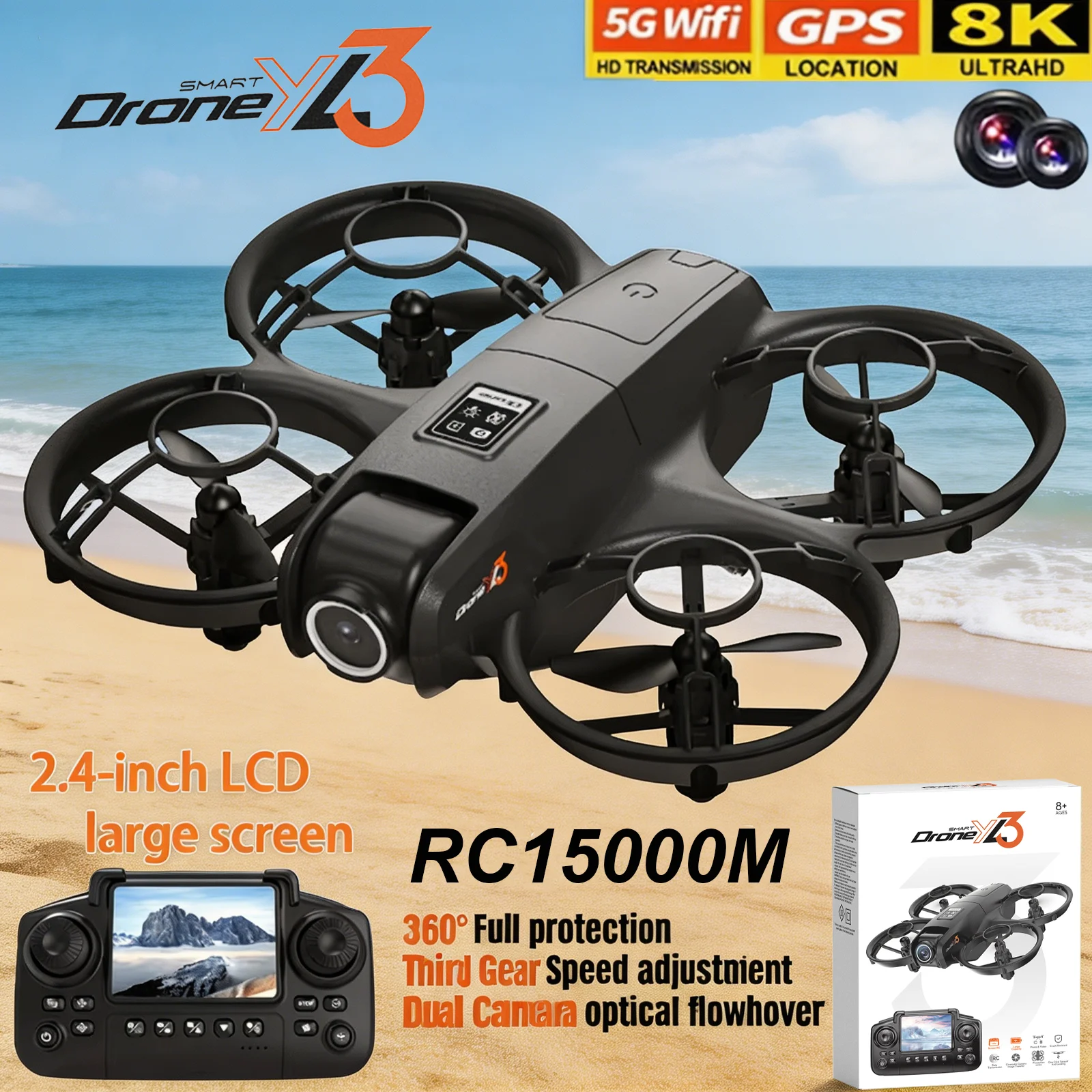 New YL3 RC Drone 8K 1080P Wide - Drone Dji Rc Pro 리뷰 및 가격