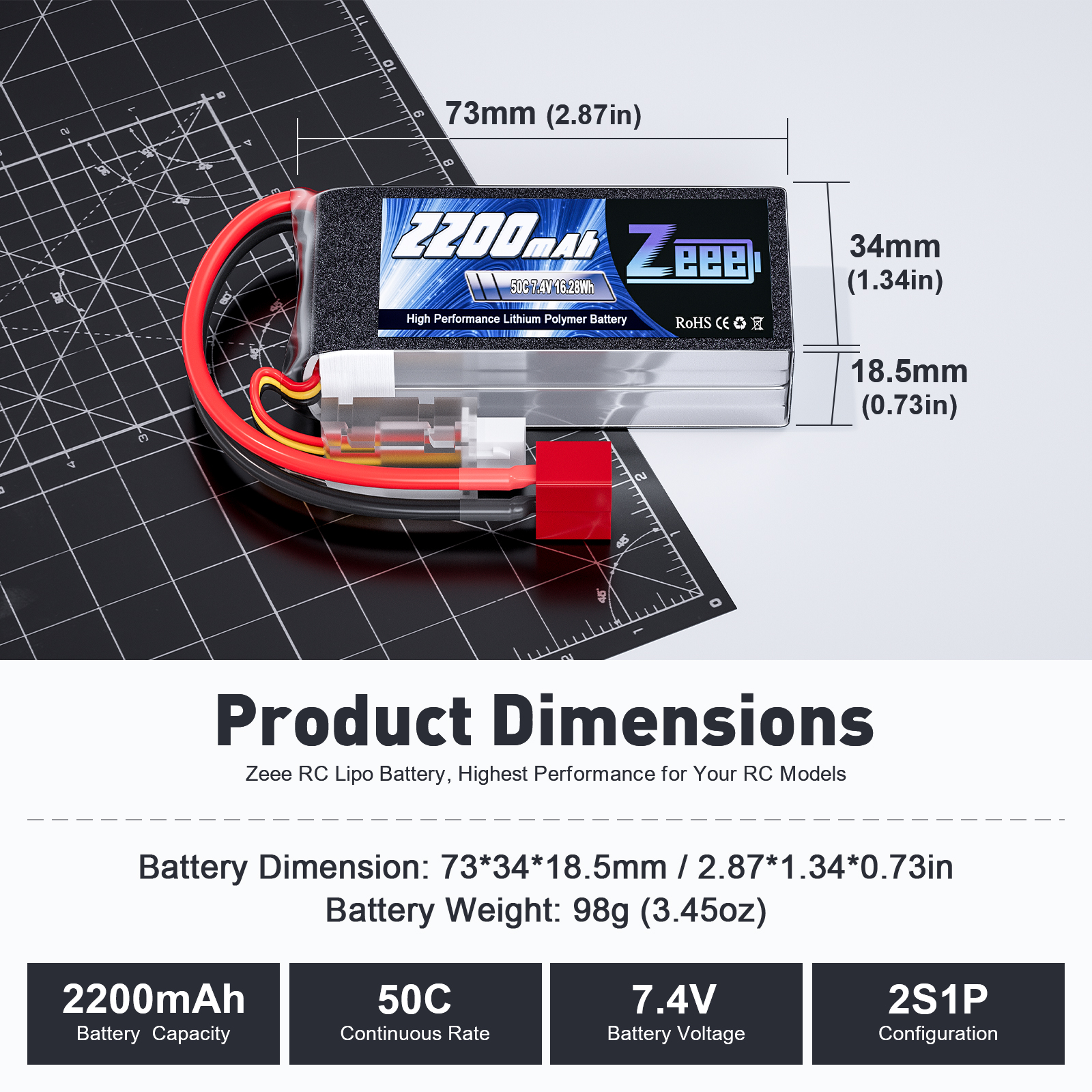 Zeee 2S 2200mAh Shorty RC Lipo - Drone Rc Truck 리뷰 및 가격