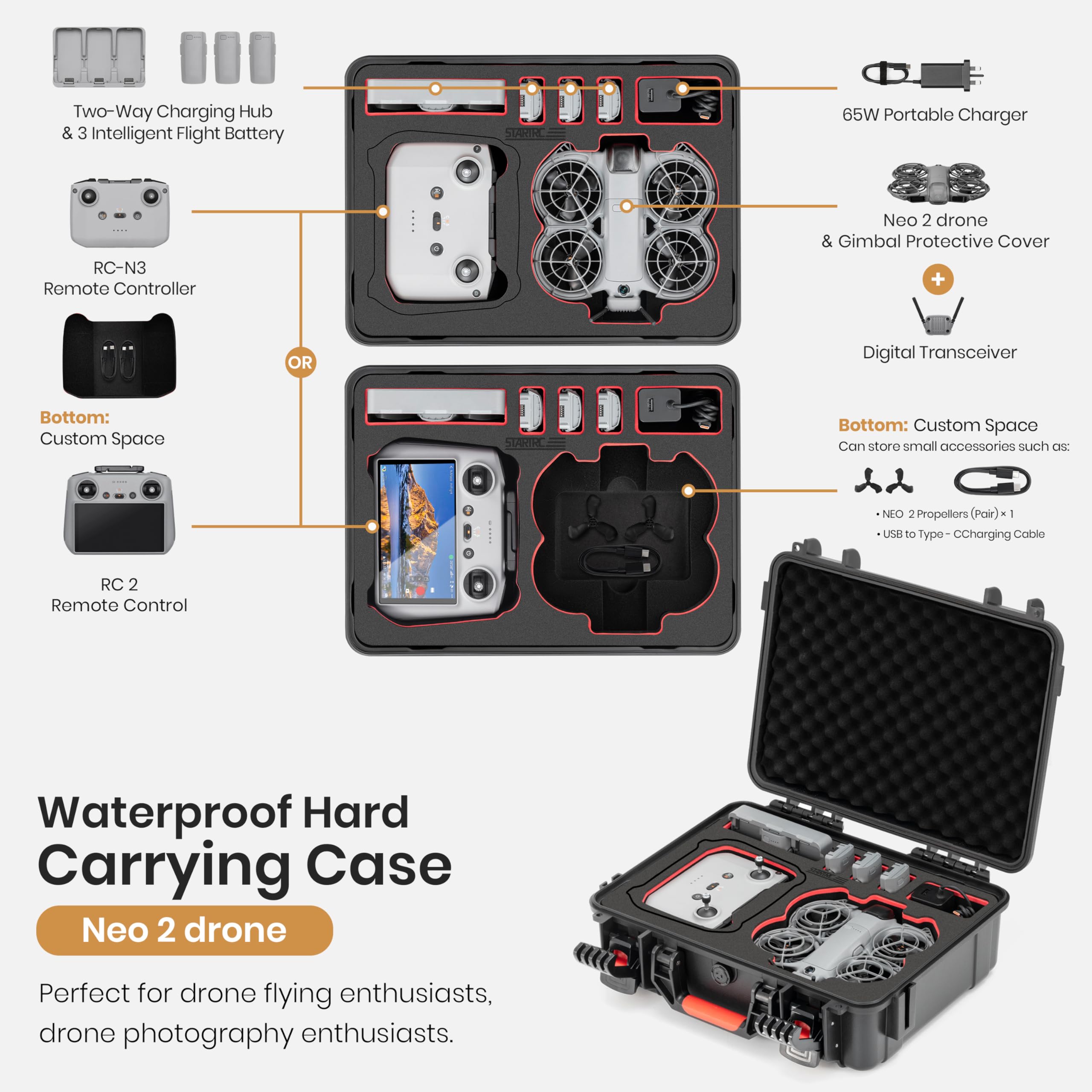 STARTRC Waterproof Hard Carryi - Drone Rc Cover 리뷰 및 가격